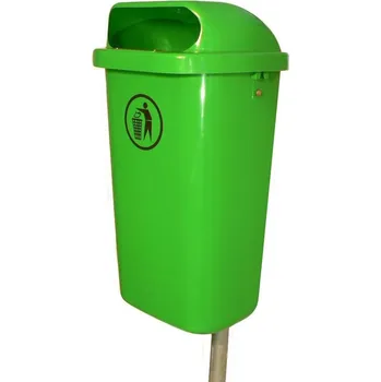 Venkovní odpadkový koš Venkovní odpadkový koš Dino, světle zelená + doprava zdarma