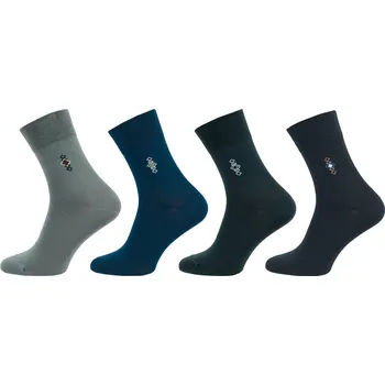 Pánské ponožky Ponožky NOVIA | Comfort se stříbrem 1023 - balení 5 párů Velikost: 25-26 ( 38-39 )