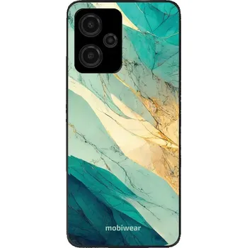 Pouzdro na mobilní telefon Lesklý kryt Mobiwear Glossy - Xiaomi Redmi Note 12 5G - G024G - Zlatavý a zelenkavý mramor (Prémiové lesklé pouzdro, obal, kryt Mobiwear Glossy na mobil Xiaomi Redmi Note 12 5G - G024G - Zlatavý a zelenkavý mramor, materiál Plast + TPU silikon - krytí po)