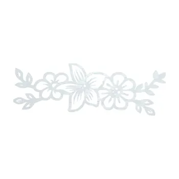 Samolepící dekorace SAMOLEPKA Květina dekor 037 pravá (51 - 3D karbon bílý) NA AUTO, NÁLEPKA, FÓLIE, POLEP, TUNING, VLASTNÍ TEXT, TISK, AUTOSAMOLEPKY.cz, POLEPY, OBRÁZEK, LOGO, SAMOLEPKY