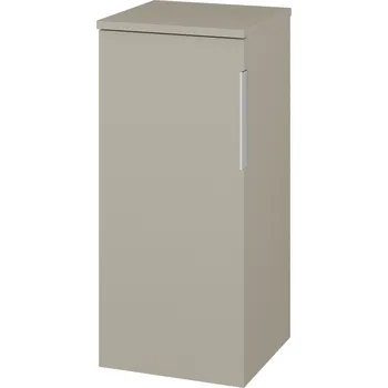 Koupelnový nábytek Dřevojas Nízká skříňka DOS SND 35 - M05 Béžová mat / Úchytka T05 / M05 Béžová mat / Levé