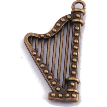 Přívěsek Přívěsek HARFA, 21x39mm, 1ks