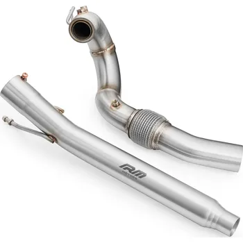 Výfuková trubka RM Motors Downpipe VOLKSWAGEN Touran Mk1 1.6, 2.0 TDI