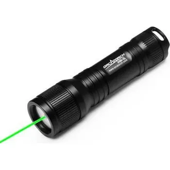 Lampa potapěčská s laserem (zelená/červená), OrcaTorch zelena
