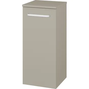 Koupelnový nábytek Dřevojas Nízká skříňka DOS SND 35 - M05 Béžová mat / Úchytka T01 / M05 Béžová mat / Pravé