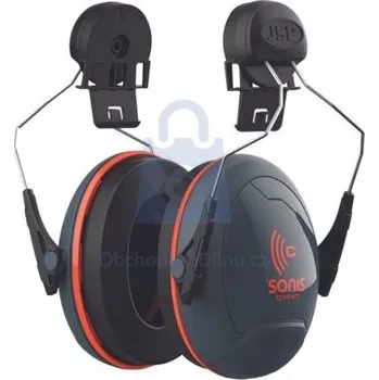 Sluchátka protihluková pro přilby, SONIS C, JSP černo-oranžová, 31 dB, balení 1 ks