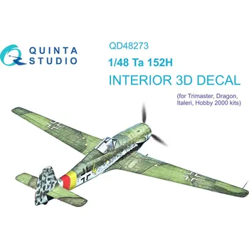 Plastikový model 1/48 Ta 152H 3D-Printed&col. Interior (Dragon)