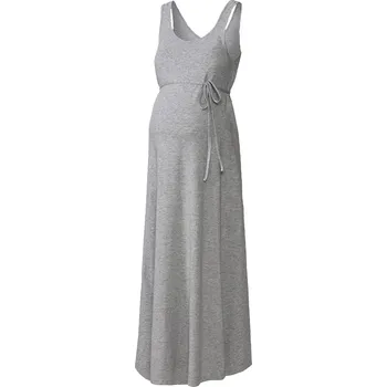 Dámské šaty esmara® Dámské těhotenské maxi šaty (šedá, XL(48/50))