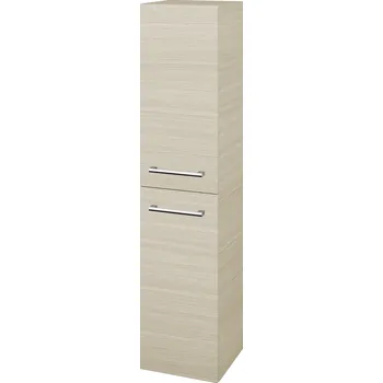 Koupelnový nábytek Dřevojas Vysoká skříň DOS SVD2 35 - D04 Dub / Úchytka T03 / D04 Dub / Pravé