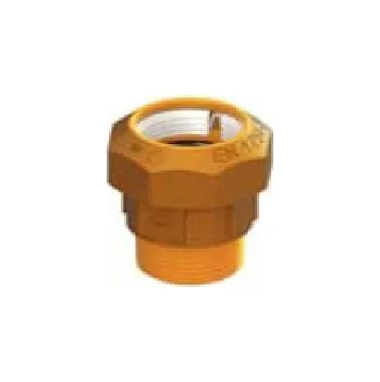 Vodovodní potrubí Spojka GREINER 50x6/4" mosaz vnější z. (GA), PE voda i plyn 4483.22.00.150