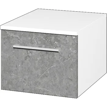 Koupelnový nábytek Dřevojas Nízká skříňka DOS SNZ1 40 - N01 Bílá lesk / Úchytka T03 / D20 Galaxy