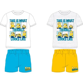 Chlapecké pyžamo Mimoni- licence Chlapecké pyžamo - Mimoni 5204768, bílá / tyrkysová Barva: Bílá, Velikost: 104