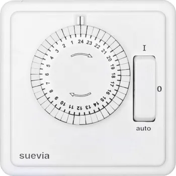 Spínací hodiny Suevia SU280447 časovač pod omítku, analogový, denní program, 1200 W, IP20