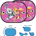 Sluneční clona Tlapková patrola růžová STPP-010, 36 cm x 44 cm