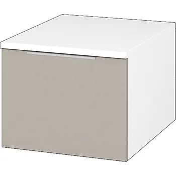 Koupelnový nábytek Dřevojas Nízká skříňka DOS SNZ1 40 - N01 Bílá lesk / Úchytka T05 / N07 Stone