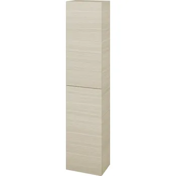 Koupelnový nábytek Dřevojas Vysoká skříň DOS SV1D2 35 - D04 Dub / Bez úchytky T31 / D04 Dub / Levé