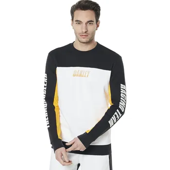 Pánská mikina OAKLEY Tn Racing Team Fleece Crew Blackout (S)