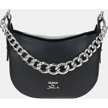 Kabelka Elega Twins černá