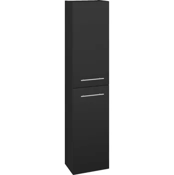 Koupelnový nábytek Dřevojas Vysoká skříň DOOR SV1D2 35 - N03 Graphite / Úchytka T02 / N03 Graphite / Pravé