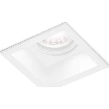 Bodové svítidlo Wever & Ducré Vestavná čtvercová bodovka Plano 1.0 GU10 Barva: Bílá 118120W0