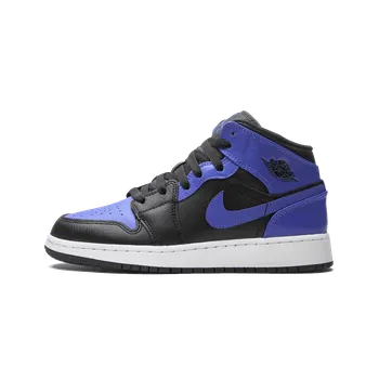 Dámské tenisky Air Jordan Jordan 1 Mid "Hyper Royal Tumbled Leather" (GS) Velikost: 37.5