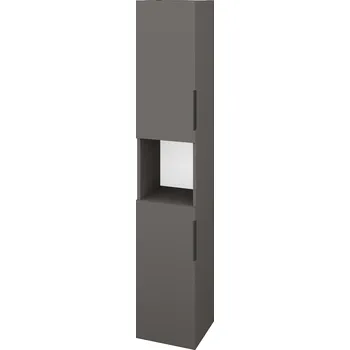 Koupelnový nábytek Dřevojas Vysoká skříň DOS SVD2O 35 - N06 Lava / Úchytka T07 / N06 Lava / Levé