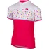 cyklistický dres Etape Rio 2126829 s krátkým rukávem růžový/bílý