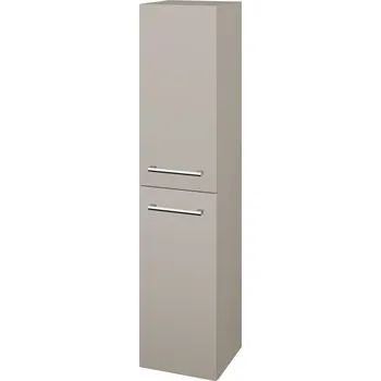 Koupelnový nábytek Dřevojas Vysoká skříň DOS SVD2 35 - N07 Stone / Úchytka T03 / N07 Stone / Pravé