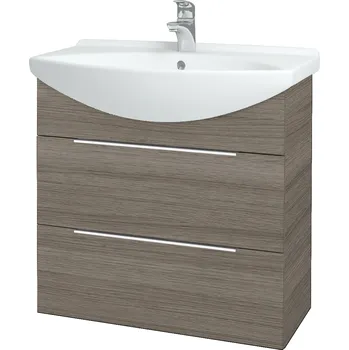 Koupelnový nábytek Dřevojas Koupelnová skříňka TAKE IT SZZ2 75 - D03 Cafe / Úchytka T05 / D03 Cafe