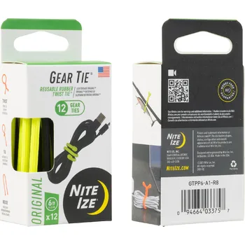 Vázací drát Vázací drát Nite Ize Gear Tie PROPACK velikost a barva: GT PROPACK 6" VÍCE BAREV