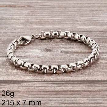 Náramek Ocelový náramek - Venezia - 215 x 7 mm