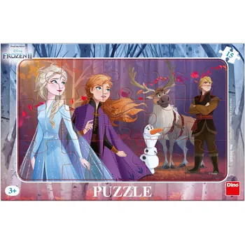 Puzzle Dino Puzzle Frozen II s Kristoffem 15 dílků deskové