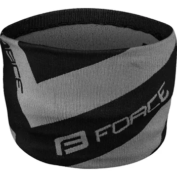 Nákrčník šátek FORCE ARROW zimní, černo-šedý UNI