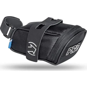 brašna na kolo PRO podsedlová brašna MINI, upevnění popruhem, 0,4l objem, černá