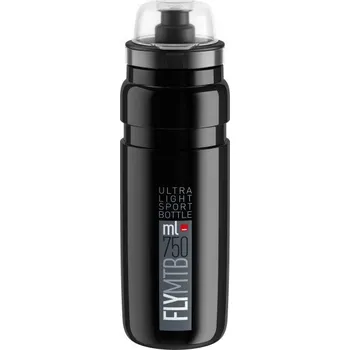 ELITE láhev FLY MTB 20' černá/šedé logo, 750 ml