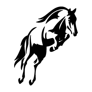 Samolepící dekorace SAMOLEPKA Kůň 099 pravá ve skoku na zadních (01 - černá) NA AUTO, NÁLEPKA, FÓLIE, POLEP, TUNING, VLASTNÍ TEXT, TISK, AUTOSAMOLEPKY.cz, POLEPY, OBRÁZEK, LOGO, SAMOLEPKY