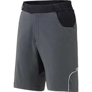 Cyklistické kalhoty SHIMANO Touring kraťasy, charcoal, L