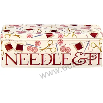 Dóza na potraviny CRAFTING SEWING plechová dóza 2090 šitíčko: nůžky, jehly, knoflíky a špulky nití