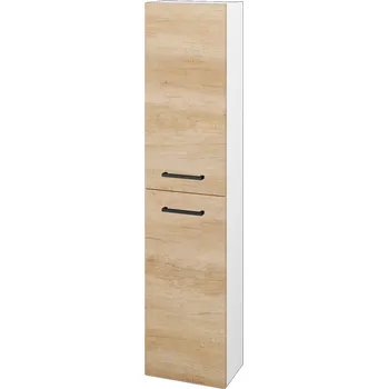 Koupelnový nábytek Dřevojas Vysoká skříň DOOR SV1D2 35 - N01 Bílá lesk / Úchytka T06 / D15 Nebraska / Levé