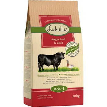 Krmivo pro psa Lukullus Angus 10 kg Hovězí/Kachní