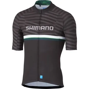 SHIMANO TEAM dres, černý/zelený, XXL