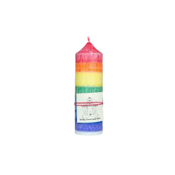 Svíčka 16x5 cm Sedmičakrová svíce