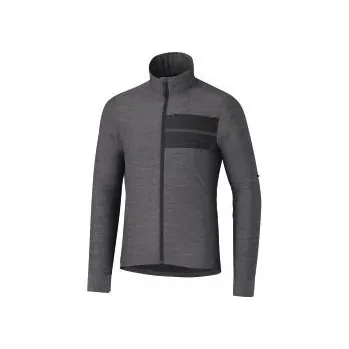 SHIMANO Transit Windbreak bunda, Havraní, XL