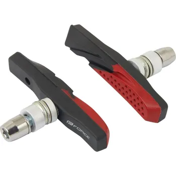 Brzda na kolo FORCE gumičky brzd F jednorázové,črn-červené 70mm balené