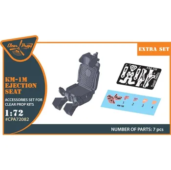 Plastikový model Clear Prop models 1/72 KM-1M Ejection seat (CP and other kits)
