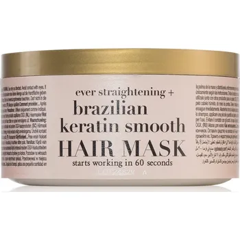 Vlasová regenerace OGX Brazilian Keratin Smooth uhlazující maska s keratinem 300 ml