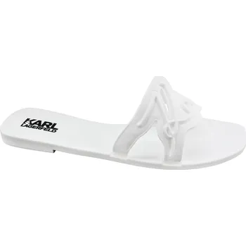 Dámské pantofle KARL LAGERFELD Dámské bílé pantofle KL80008-V11-355 Velikost 40