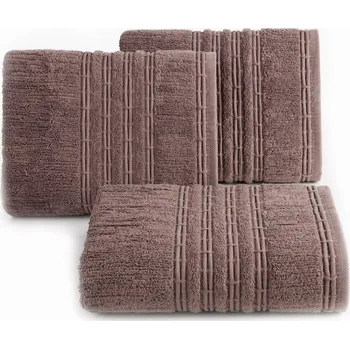 Ručník BAVLNĚNÝ RUČNÍK ROMEO 70X140 CM BORDOVÁ