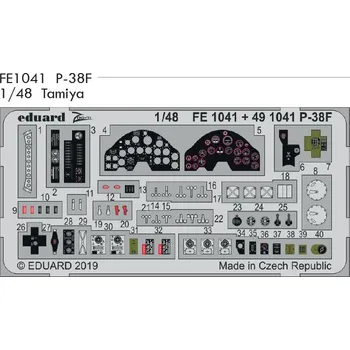 Plastikový model Eduard 1/48 P-38F (TAMIYA)