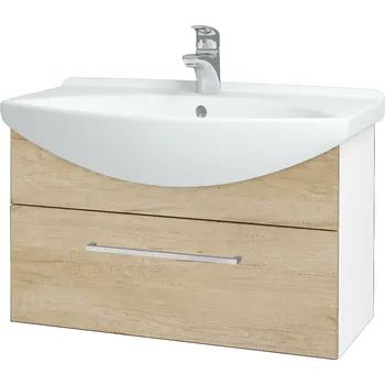 Koupelnový nábytek Dřevojas Koupelnová skříňka TAKE IT SZZ 75 - N01 Bílá lesk / Úchytka T04 / D15 Nebraska